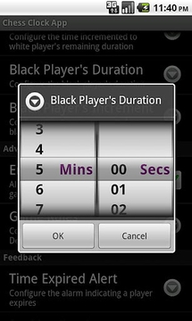 Chess Clock App游戏截图2