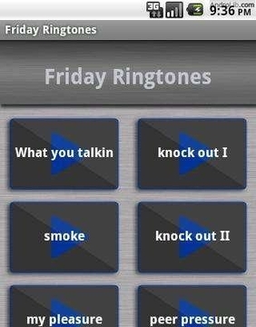 Friday Ringtones游戏截图1