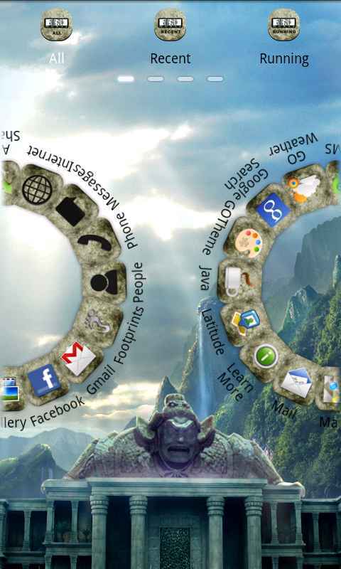 GO主题-《画壁》柳岩下载|GO主题-《画壁》柳