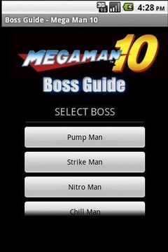 Boss Guide - Mega Man 10游戏截图1