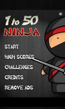 1to50 Ninja游戏截图1