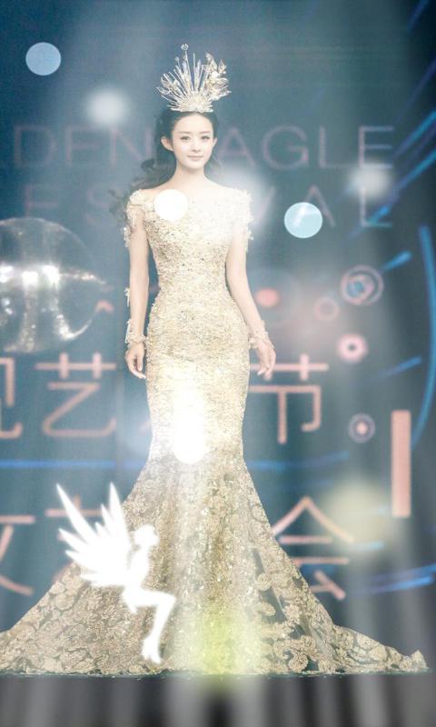 金鹰女神赵丽颖-绿豆动态壁纸
