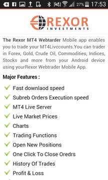 Rexor WebTrader MT4下载_Rexor WebTrader