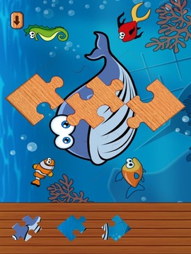 幼儿海洋动物智力拼图游戏下载_幼儿海洋动物