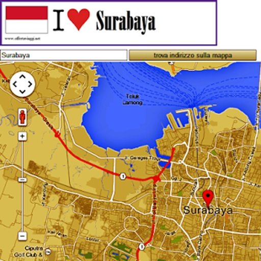 surabaya map下载