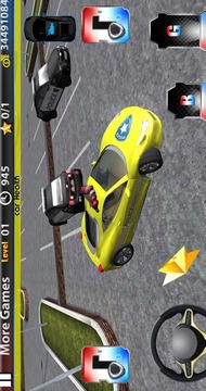 停车场3D：警车游戏截图4