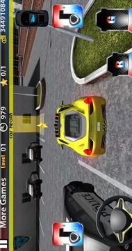 停车场3D：警车游戏截图3