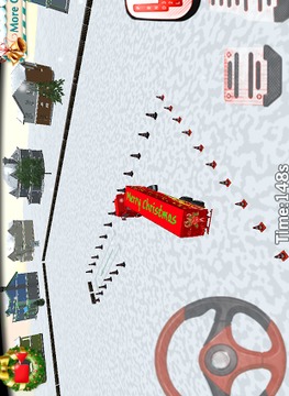 3D圣诞卡车停车场  Christmas Truck Parking游戏截图5