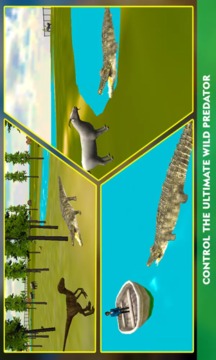 鱷魚攻擊的3D模擬器游戲截圖2