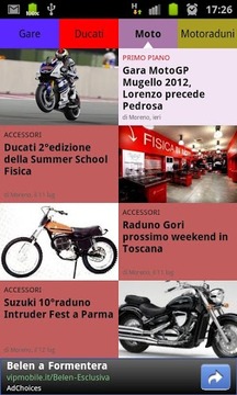 Moto, MotoGP e scooter news游戲截圖3