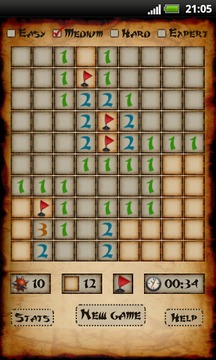 Minesweeper - 掃雷游戲截圖1