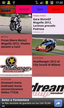 Moto, MotoGP e scooter news游戲截圖1