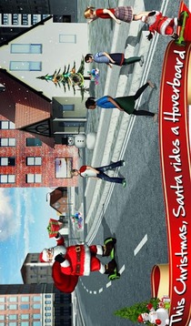 Hoverboard Rider 3D:Santa Xmas游戲截圖2