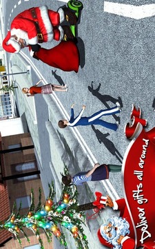 Hoverboard Rider 3D:Santa Xmas游戲截圖9