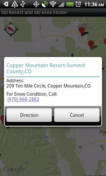 Ski Resort and Ski Area Finder游戏截图2