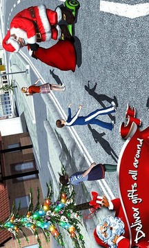 Hoverboard Rider 3D:Santa Xmas游戲截圖8