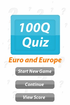 Europe &amp; the Euro - 100Q Quiz游戲截圖1