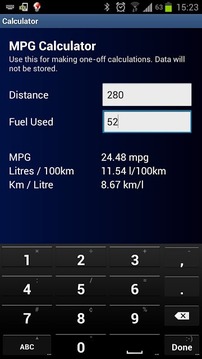 MPG Calculator UK:Fuel Logging游戏截图6