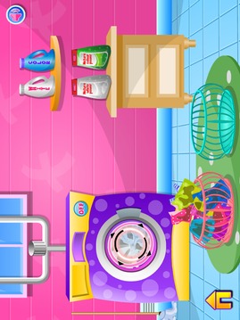 Laundry clothes girls games游戲截圖1