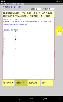 アニヲタクイズ(2013年秋アニメ初級編3)游戲截圖4