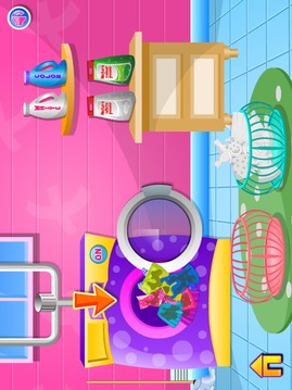 Laundry clothes girls games游戲截圖2