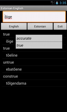 English Estonian Dictionary游戲截圖1