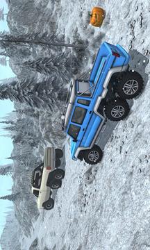 Snow Driving Offroad 6x6 Truck游戲截圖4