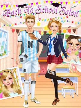 Back To School Salon-girl game游戲截圖1