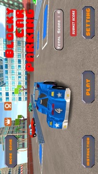 Pixel Craft Car Parking游戲截圖1