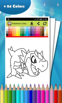 Coloring Book for Pokemon游戲截圖4
