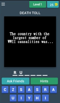 HISTORY WW2 TRIVIA游戲截圖1