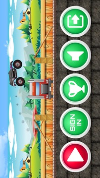 Monster Truck Stunt Race Game游戲截圖1