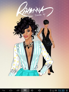 ★★★Rihanna Dress up game游戲截圖3