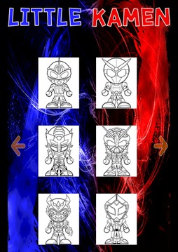 Little Kamen Coloring游戲截圖5