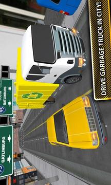 City Garbage Dump Truck Driver游戲截圖4