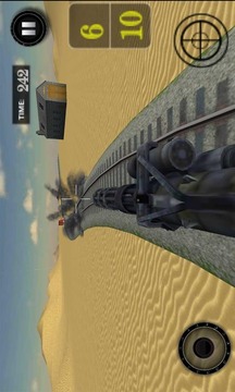 Gunship Bullet Train: Hurdles游戲截圖1