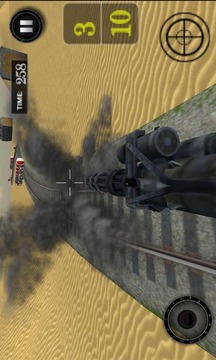 Gunship Bullet Train: Hurdles游戲截圖3