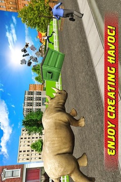 Angry Rhino Revenge Simulator游戲截圖3