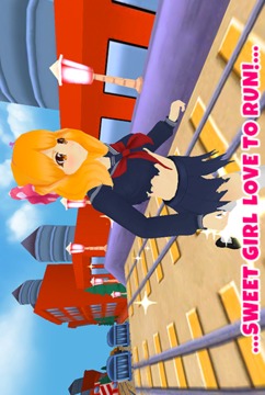 Anime Girl Subway Train Run游戲截圖1