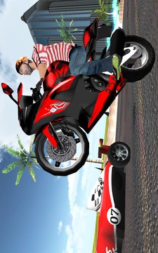 Motorbike Speed Traffic Racing游戲截圖1