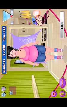 Fat To Slim Fitness Girl Game游戏截图4