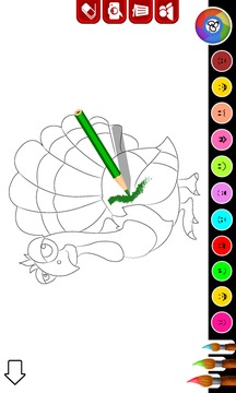 THANKSGIVING FUN COLORING游戲截圖2