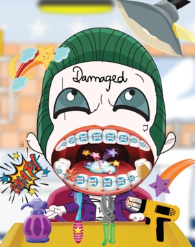 Dentist Suicide joker for kids游戲截圖2