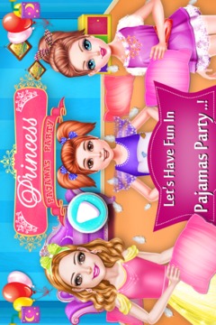 Princess Pajamas Party Girls游戲截圖1