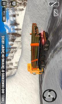 Up Hill Snow Truck Driver游戲截圖3