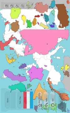 Europe Map Puzzle Free游戲截圖2