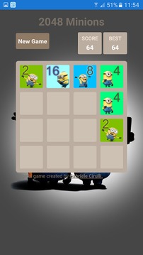 2048 Minions游戏截图3