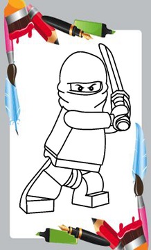 Super Heros Coloring Book游戲截圖5