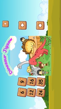 Cute Dino Train Jigsaw Puzzles游戲截圖1