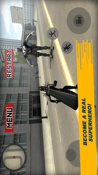Flying Superhero Raven 3D游戲截圖4